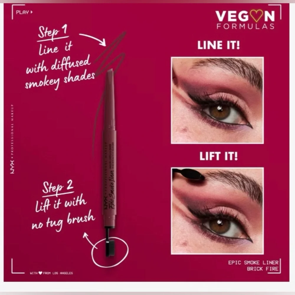 NYX NIP Professional Makeup Epic Smoke Liner Sticks Vegan Smokey Eyeliner
